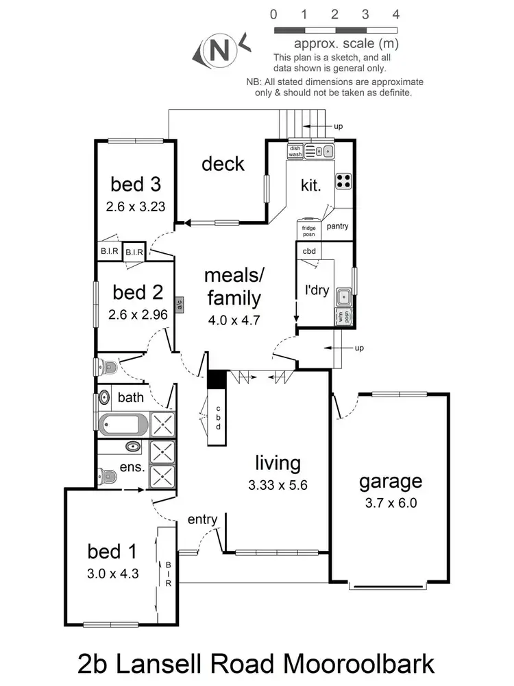 Floorplan of Homely house listing, 2b Lansell Road, Mooroolbark VIC 3138