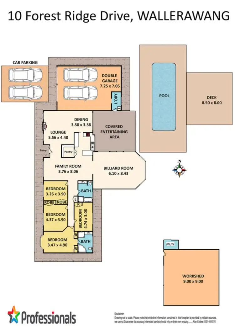 Floorplan of Homely house listing, 10 Forest Ridge Drive, Wallerawang NSW 2845