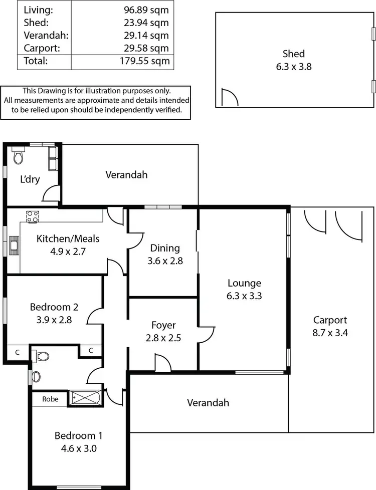 Floorplan of Homely house listing, 54 Hawson Avenue, North Plympton SA 5037