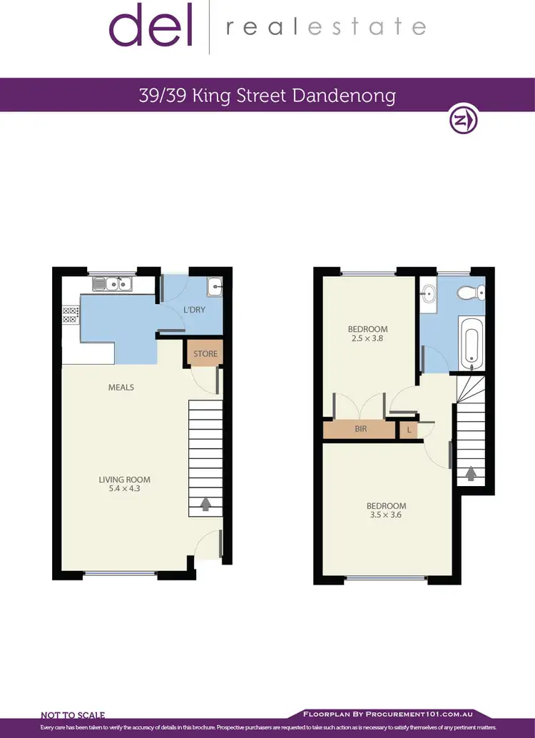 Floorplan of Homely unit listing, 39/39 King Street, Dandenong VIC 3175