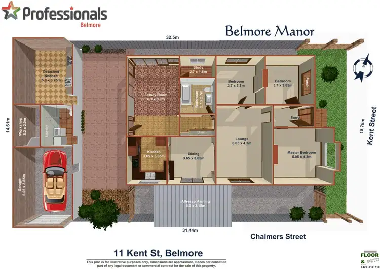 Floorplan of Homely house listing, 11 Kent Street, Belmore NSW 2192