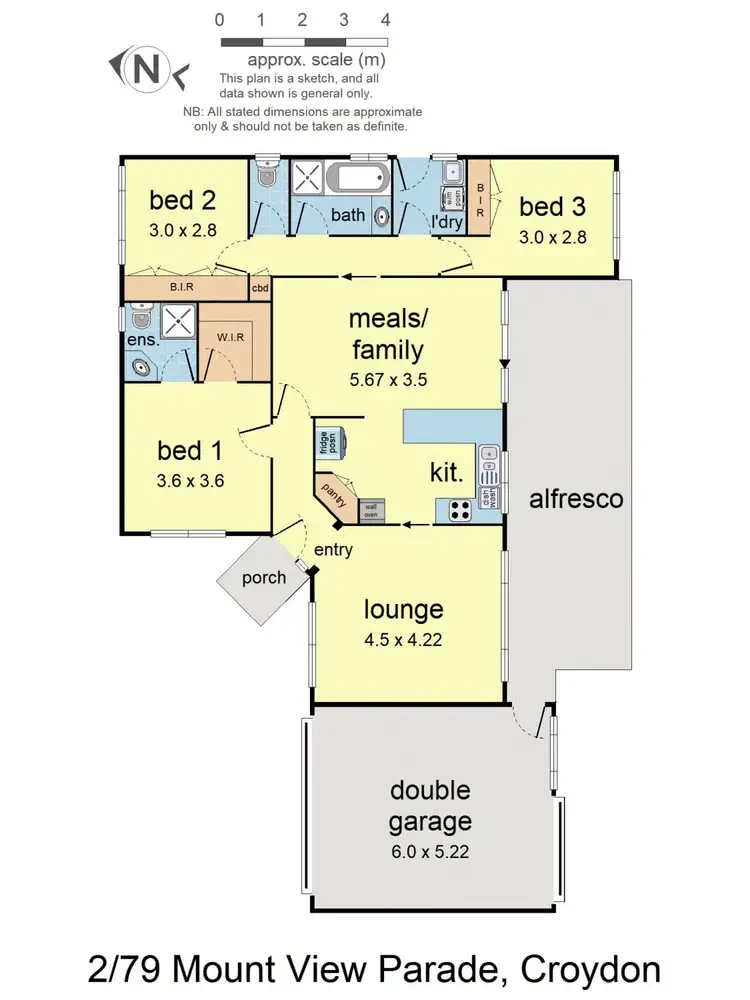 Floorplan of Homely house listing, 2/79 Mount View Parade, Croydon VIC 3136