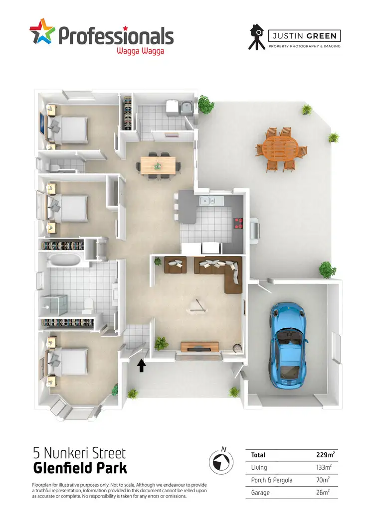 Floorplan of Homely house listing, 5 Nunkeri Street, Glenfield Park NSW 2650