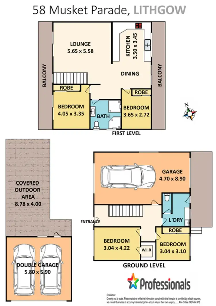 Floorplan of Homely house listing, 58 Musket Parade, Lithgow NSW 2790
