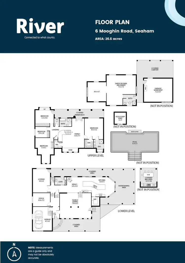 Floorplan of Homely rural property listing, 6 Mooghin Road, Seaham NSW 2324