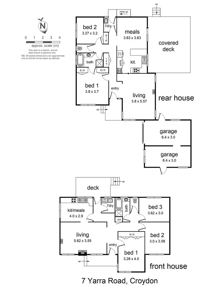 Floorplan of Homely house listing, 7 Yarra Road, Croydon VIC 3136