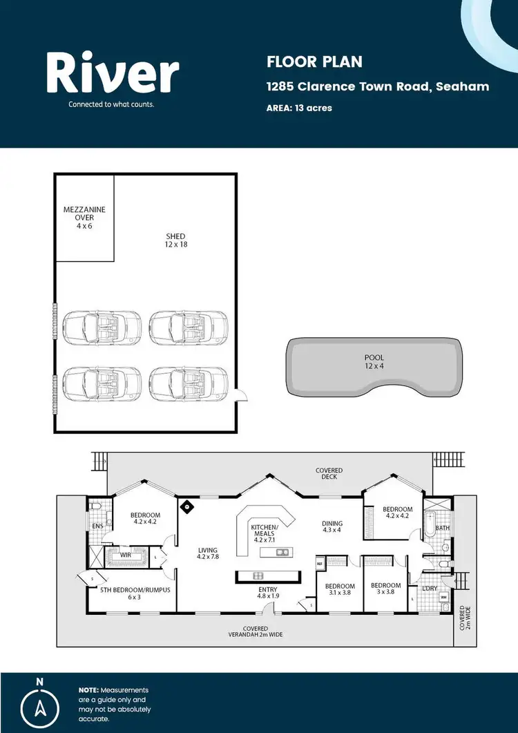 Floorplan of Homely rural property listing, 1285 Clarence Town Road, Seaham NSW 2324
