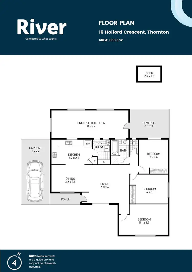 Floorplan of Homely house listing, 16 Holford Crescent, Thornton NSW 2322