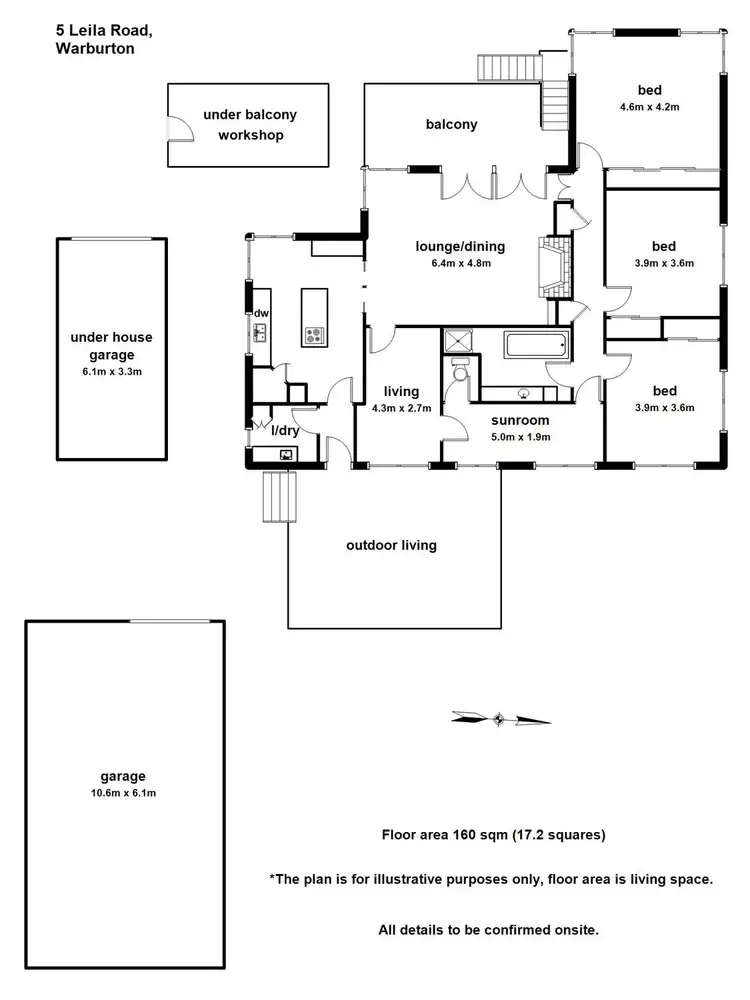 Floorplan of Homely house listing, 5 Leila Road, Warburton VIC 3799