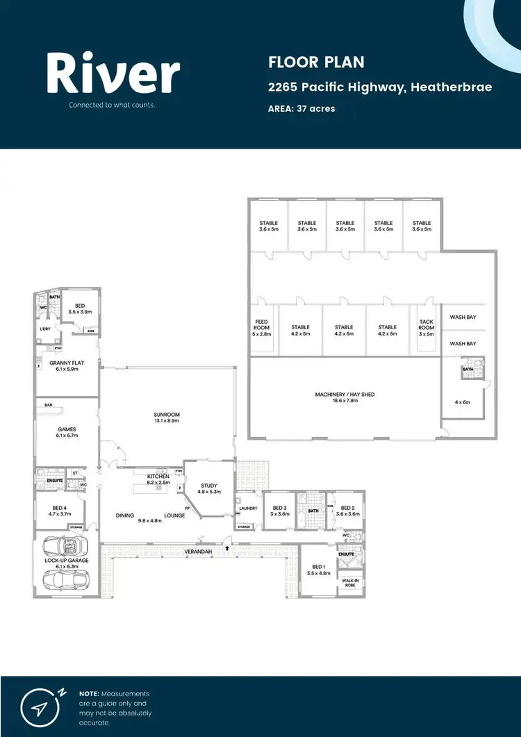 Floorplan of Homely rural property listing, 2265 Pacific Highway, Heatherbrae NSW 2324