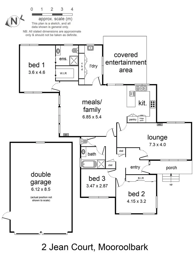 Floorplan of Homely house listing, 2 Jean Court, Mooroolbark VIC 3138