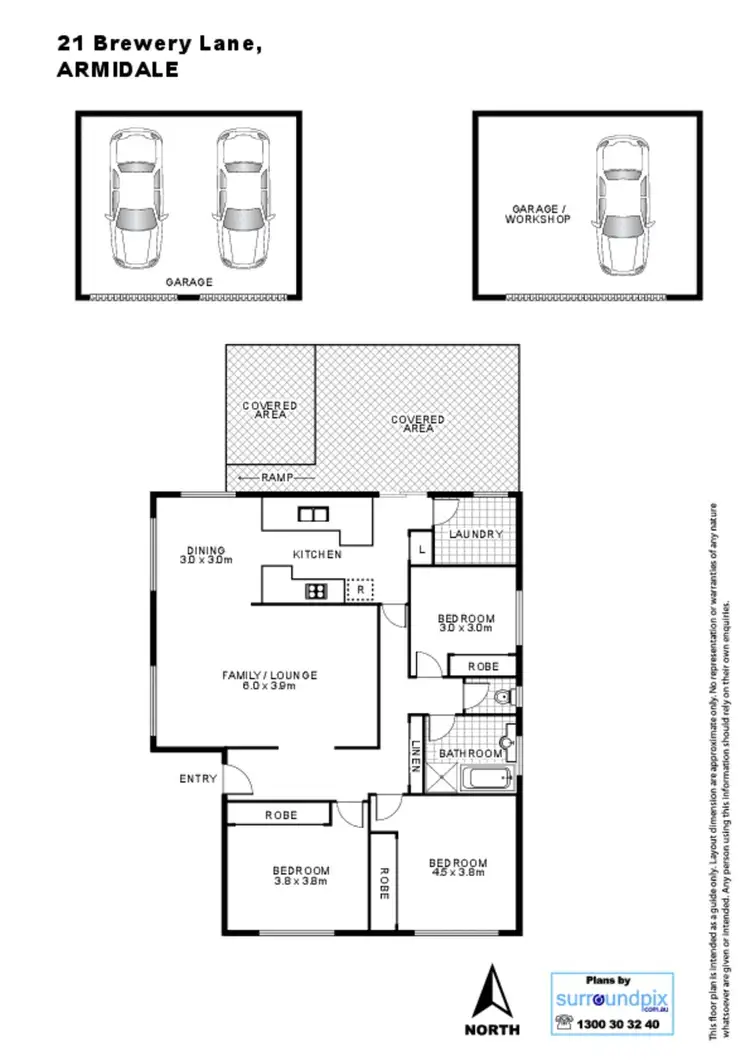 Floorplan of Homely house listing, 21 Brewery Lane, Armidale NSW 2350