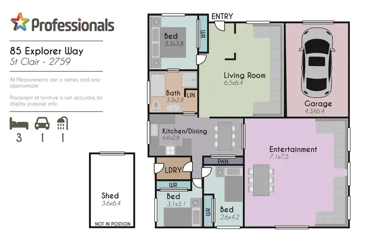 Floorplan of Homely house listing, 85 Explorers Way, St Clair NSW 2759
