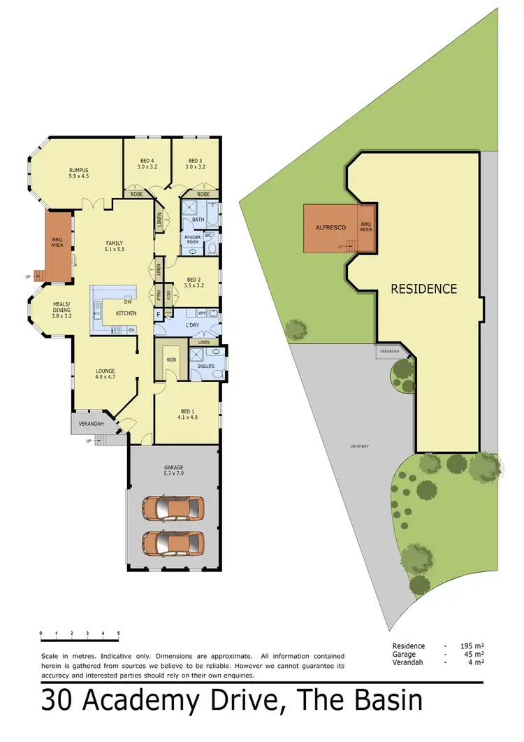 Floorplan of Homely house listing, 30 Academy Drive, The Basin VIC 3154
