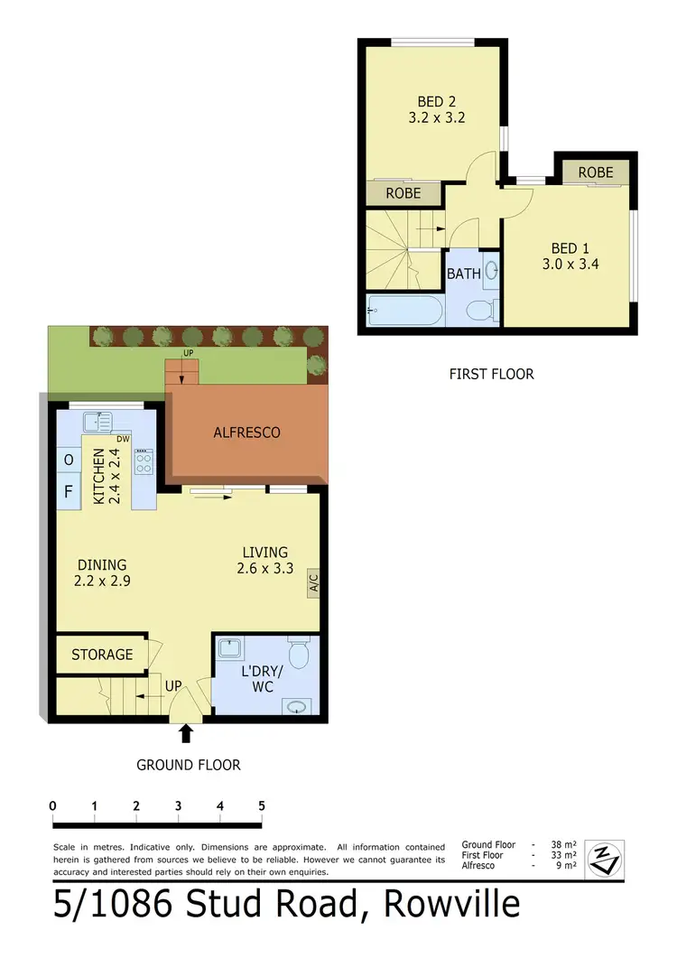 Floorplan of Homely apartment listing, 5/1086 Stud Road, Rowville VIC 3178