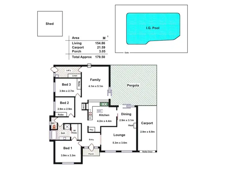 Floorplan of Homely house listing, 62 Currawong Crescent, Modbury Heights SA 5092