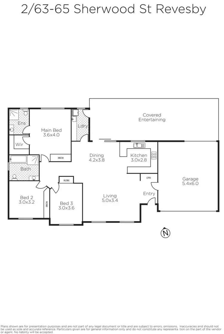 Floorplan of Homely villa listing, 2/63-65 Sherwood Street, Revesby NSW 2212