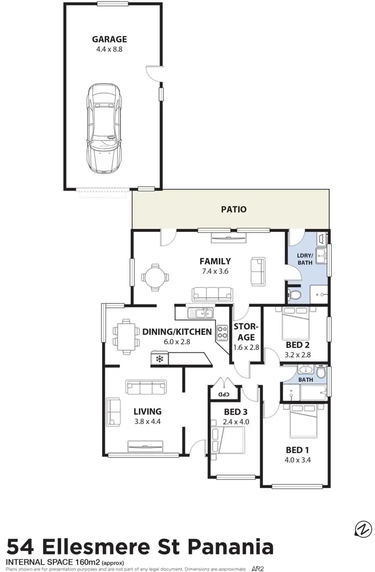 Floorplan of Homely house listing, 54 Ellesmere Street, Panania NSW 2213
