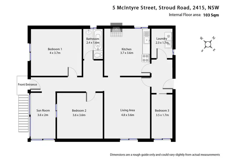 Floorplan of Homely house listing, 5 McIntyre Street, Stroud Road NSW 2415