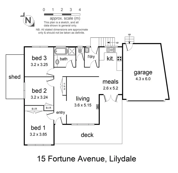 Floorplan of Homely house listing, 15 Fortune Avenue, Lilydale VIC 3140