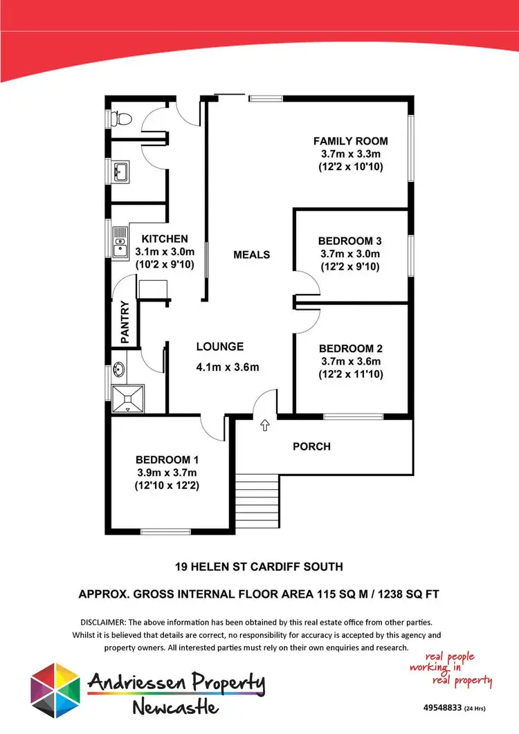 Floorplan of Homely house listing, 19 Helen Street, Cardiff South NSW 2285