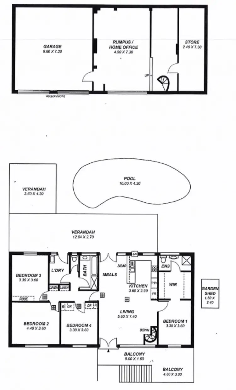 Floorplan of Homely house listing, 10 Lutana Grove, Dernancourt SA 5075