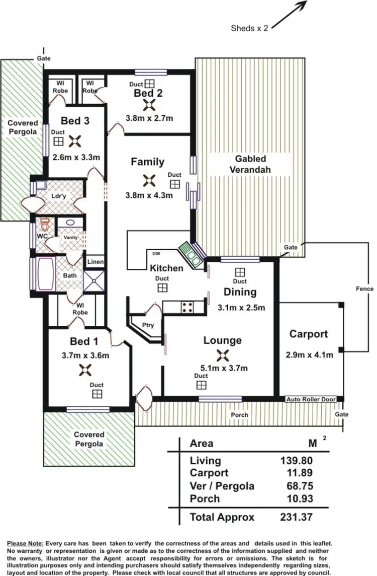 Floorplan of Homely house listing, 4 Dyson Court, Paralowie SA 5108