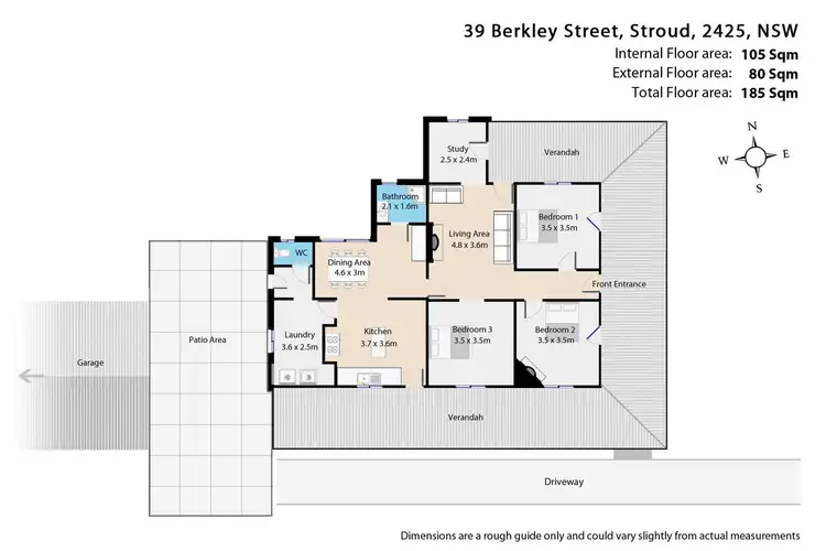 Floorplan of Homely house listing, 39 Berkeley Street, Stroud NSW 2425