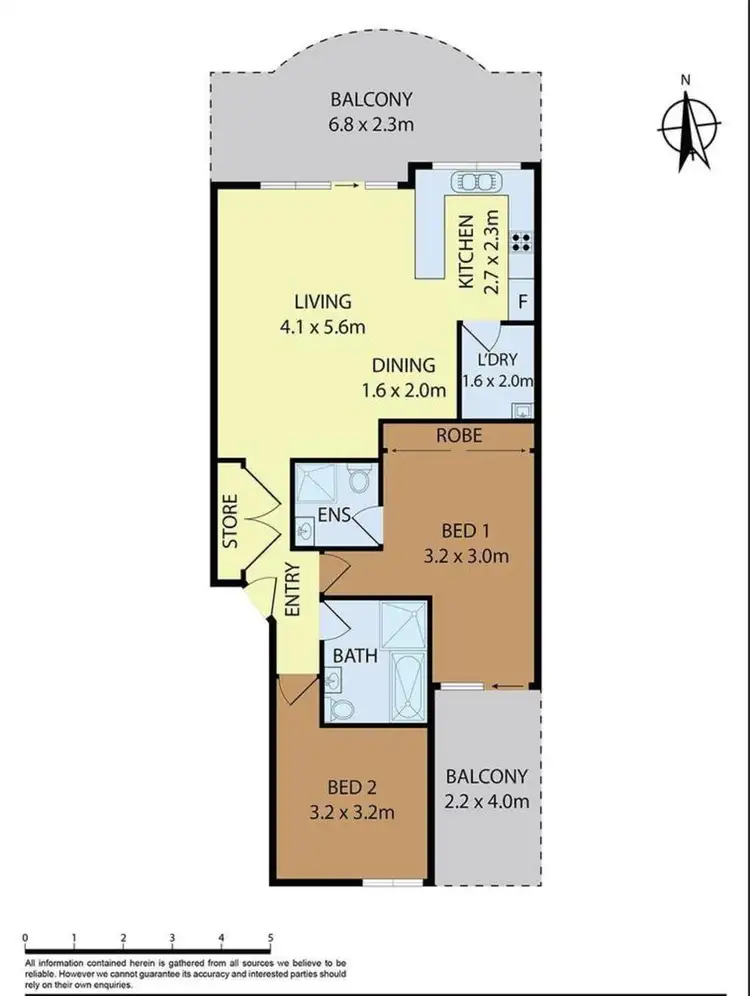 Floorplan of Homely apartment listing, 21/12-16 Blaxcell Street, Granville NSW 2142