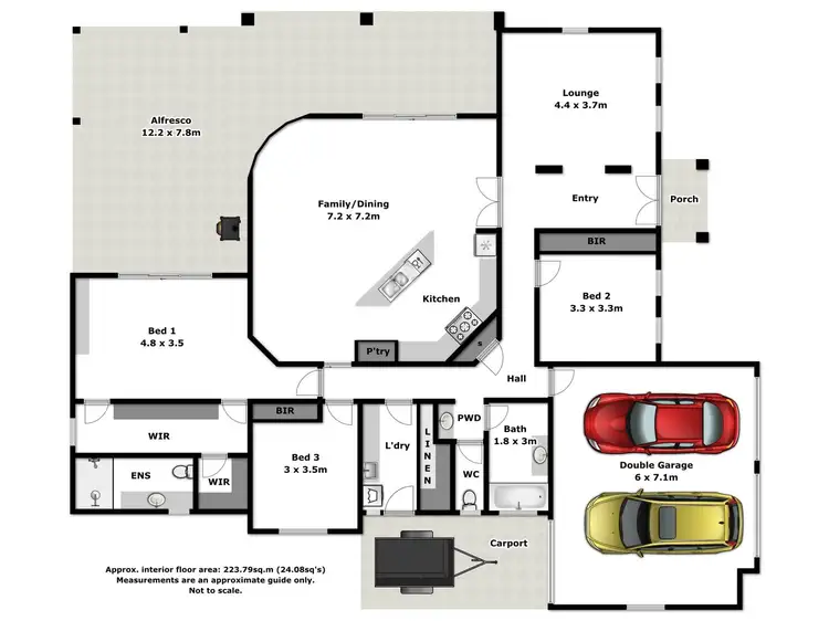 Floorplan of Homely house listing, 14 Hemlock Court, Baranduda VIC 3691