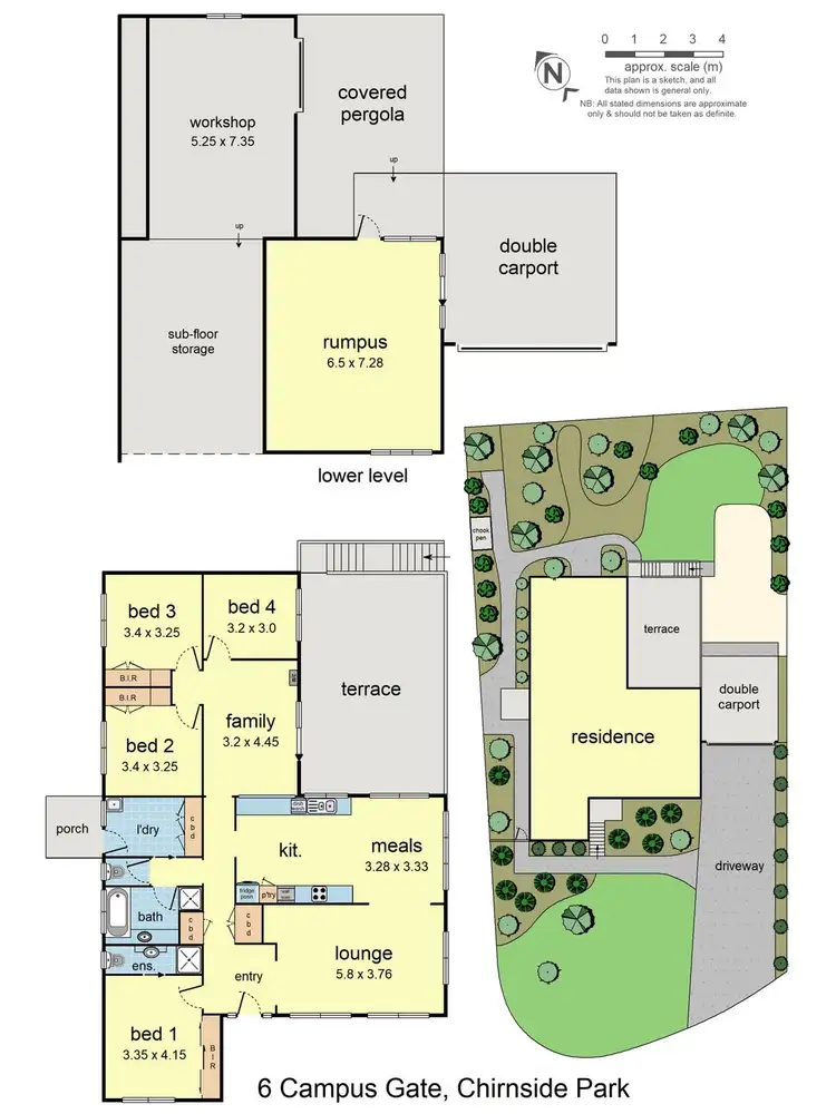 Floorplan of Homely house listing, 6 Campus Gate, Chirnside Park VIC 3116