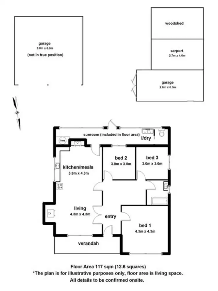 Floorplan of Homely house listing, 1640 Little Yarra Road, Powelltown VIC 3797