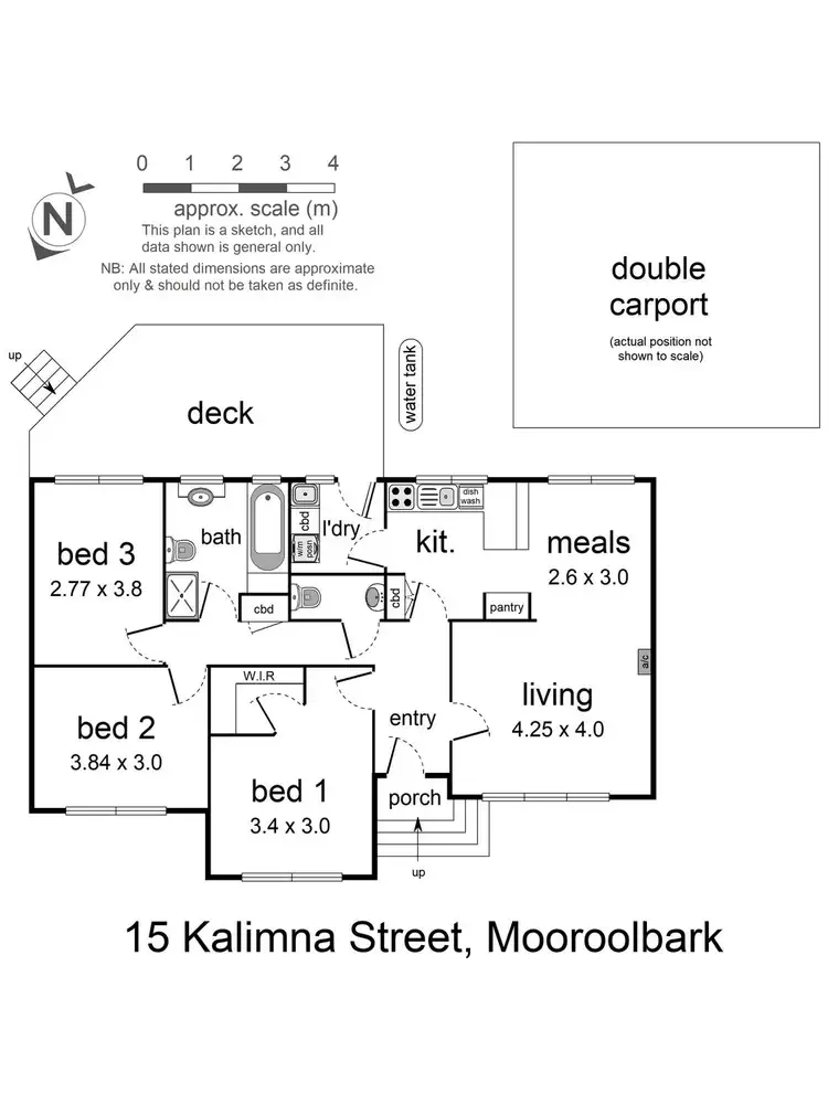 Floorplan of Homely house listing, 15 Kalimna Street, Mooroolbark VIC 3138
