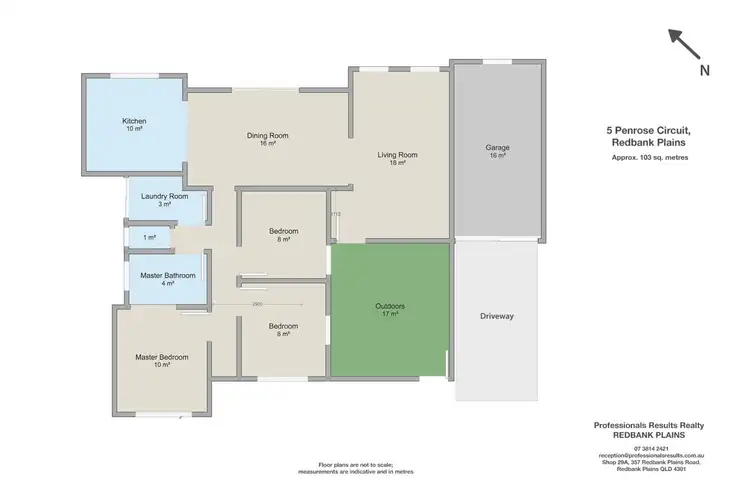 Floorplan of Homely house listing, 5 Penrose Circuit, Redbank Plains QLD 4301