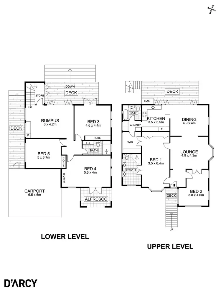 Floorplan of Homely house listing, 3 Myagah Road, Ashgrove QLD 4060