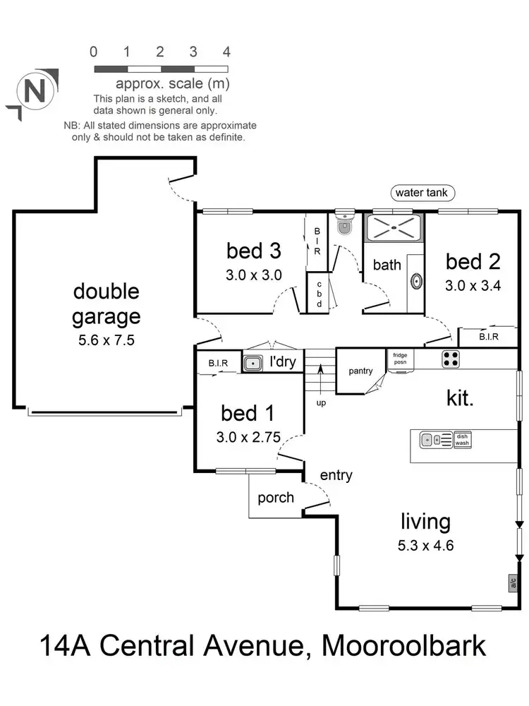 Floorplan of Homely unit listing, 14a Central Avenue, Mooroolbark VIC 3138
