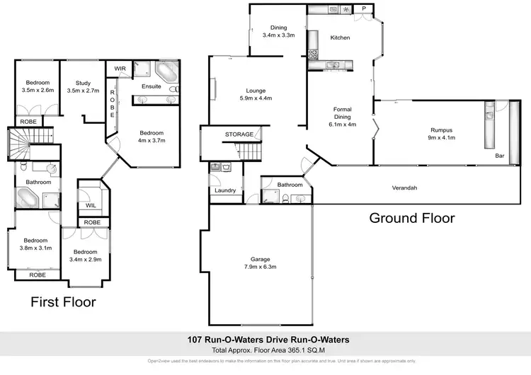 Floorplan of Homely house listing, 107 Run O Waters Drive, Goulburn NSW 2580