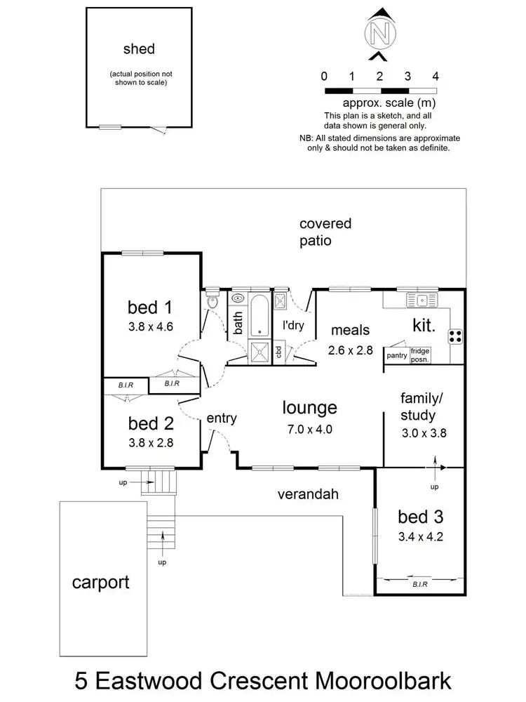 Floorplan of Homely house listing, 5 Eastwood Crescent, Mooroolbark VIC 3138