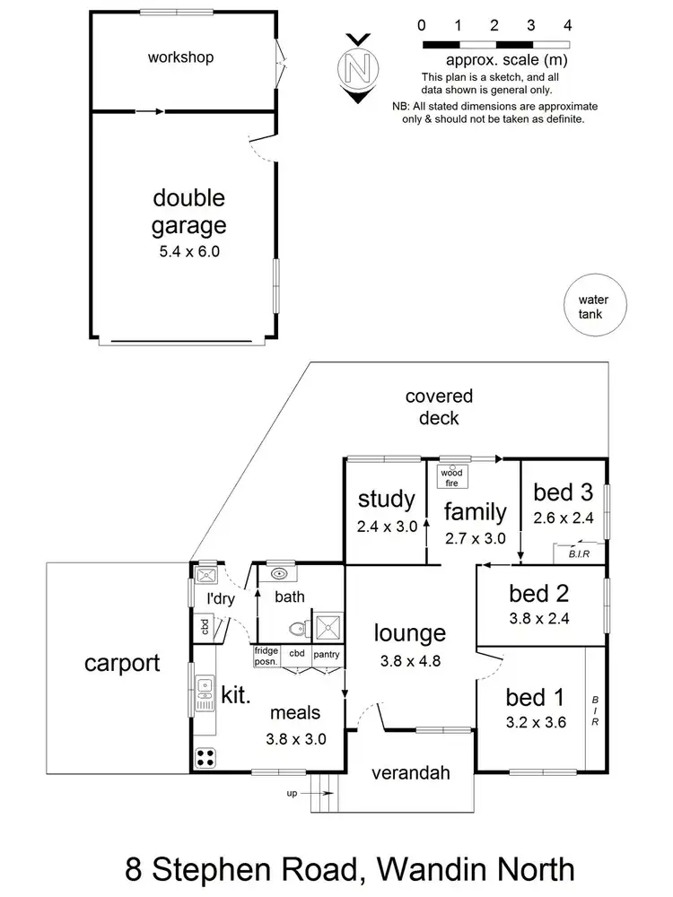 Floorplan of Homely house listing, 8 Stephen Road, Wandin North VIC 3139