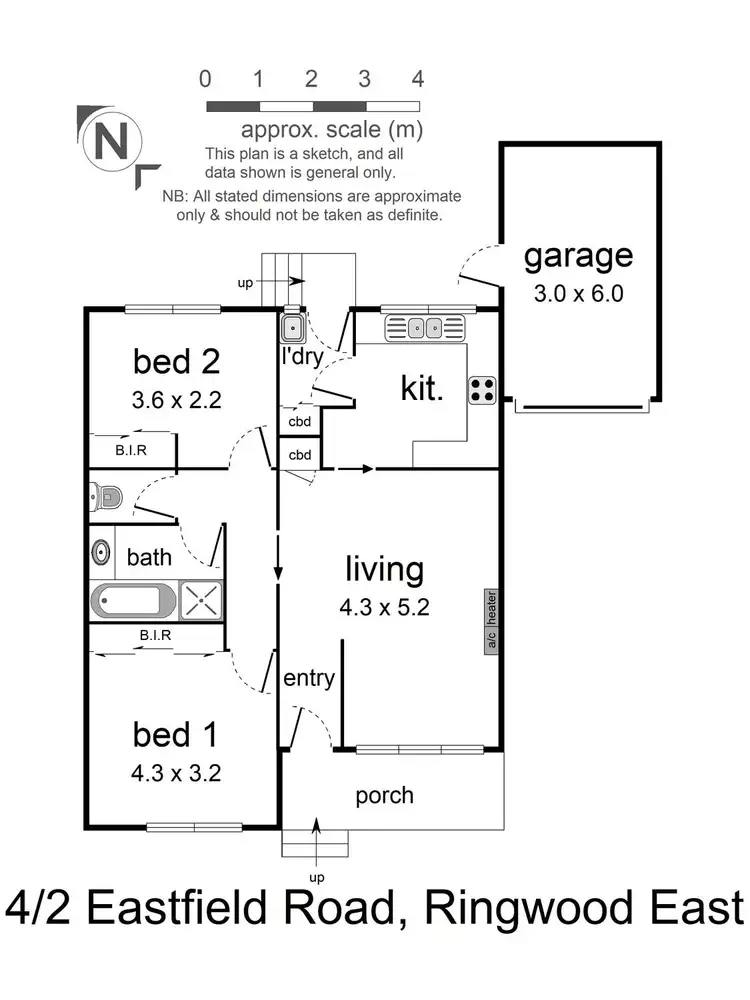 Floorplan of Homely unit listing, 4/2 Eastfield Road, Ringwood East VIC 3135