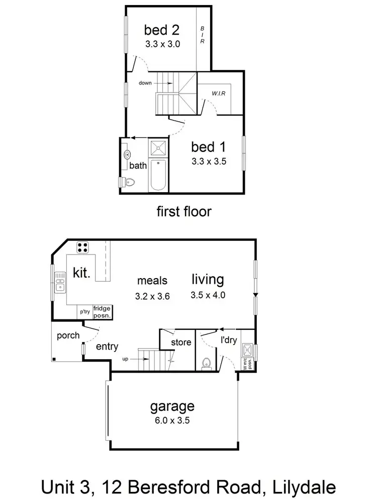Floorplan of Homely unit listing, Address available on request