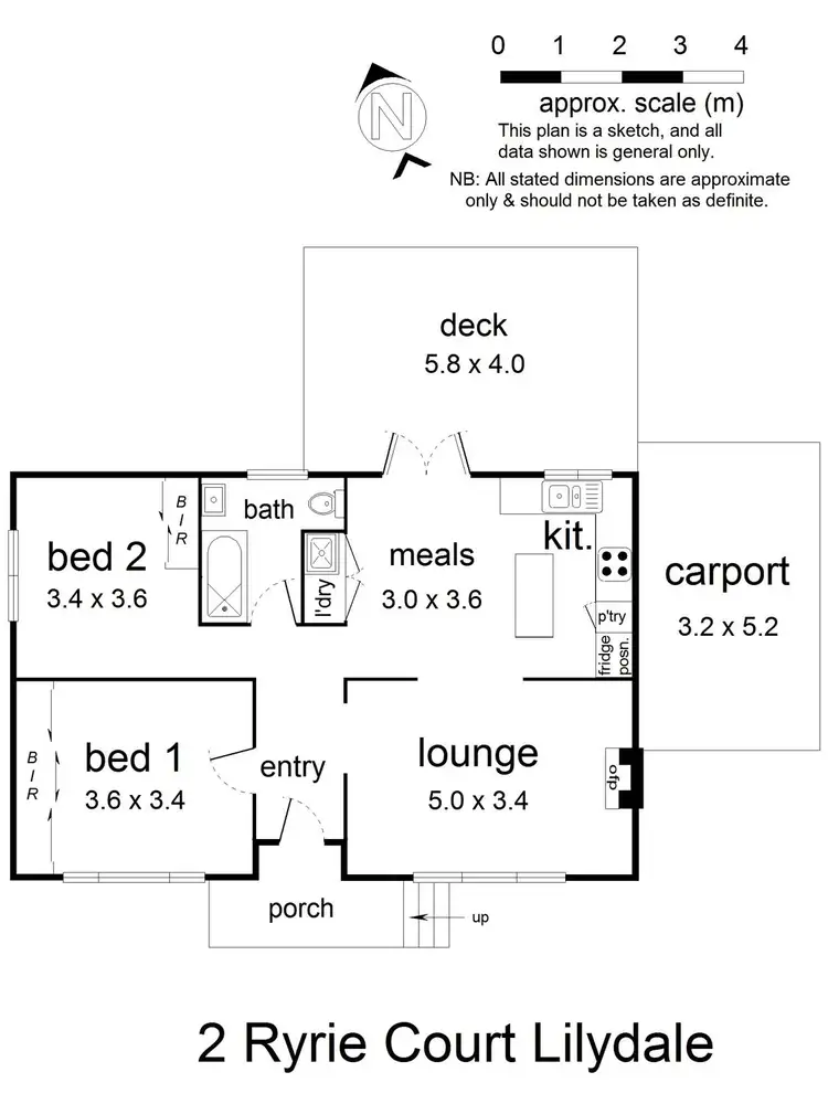 Floorplan of Homely house listing, 2 Ryrie Court, Lilydale VIC 3140