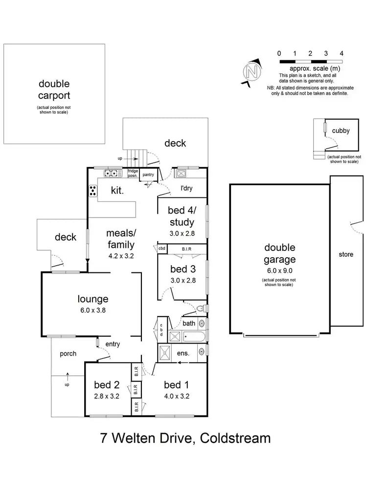 Floorplan of Homely house listing, 7 Welten Drive, Coldstream VIC 3770