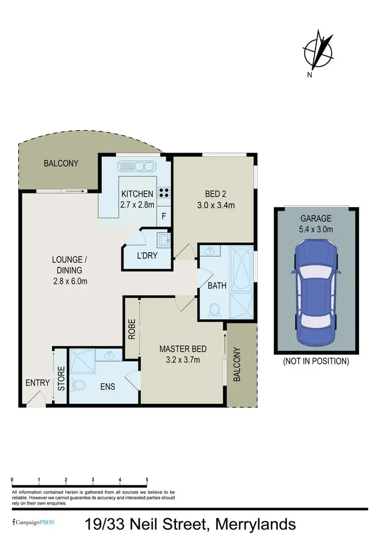 Floorplan of Homely apartment listing, 19/33 - 37 Neil Street, Merrylands NSW 2160