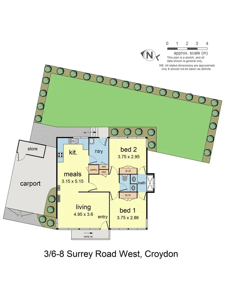 Floorplan of Homely unit listing, 3/6-8 Surrey Road West, Croydon VIC 3136