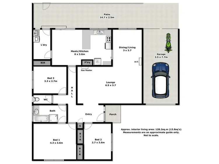 Floorplan of Homely house listing, 15 Sans Souci Drive, Wodonga VIC 3690
