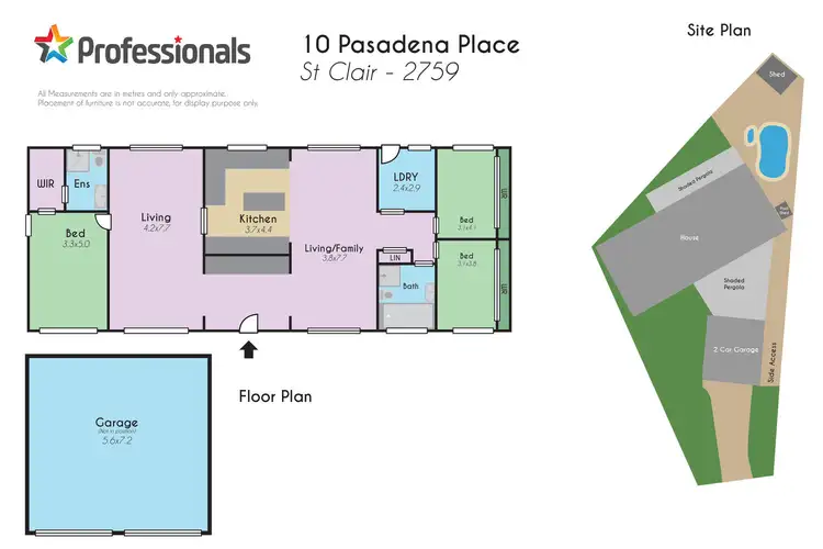 Floorplan of Homely house listing, 10 Pasadena Place, St Clair NSW 2759