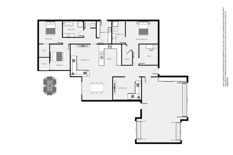 Floorplan of Homely house listing, 4 Bene Vista Boulevard, Mildura VIC 3500