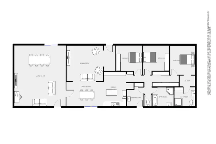 Floorplan of Homely rural property listing, 212 Ponde Street, Red Cliffs VIC 3496