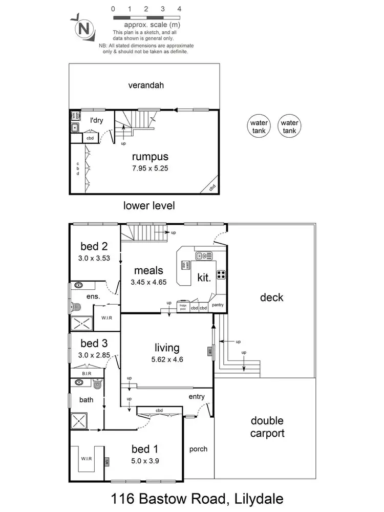 Floorplan of Homely house listing, 116 Bastow Road, Lilydale VIC 3140